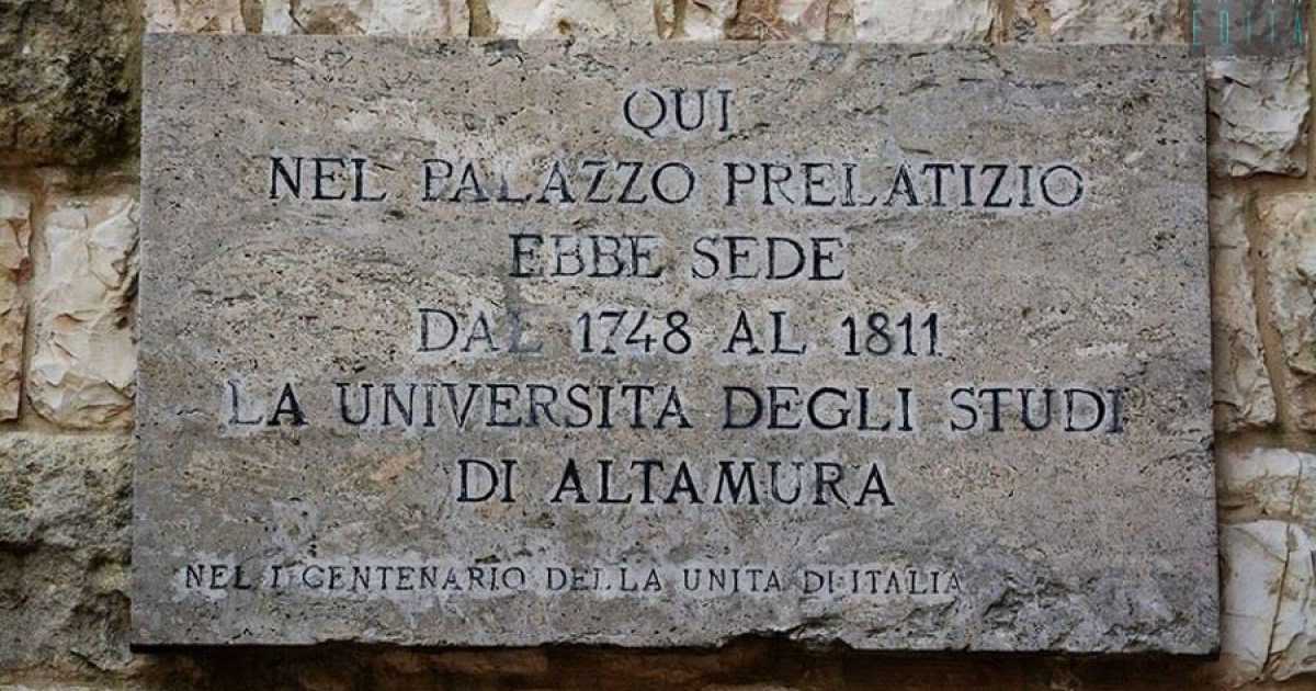 La dimenticata Universit� di Altamura: attiva per 63 anni fu stroncata dalla "rivoluzione"